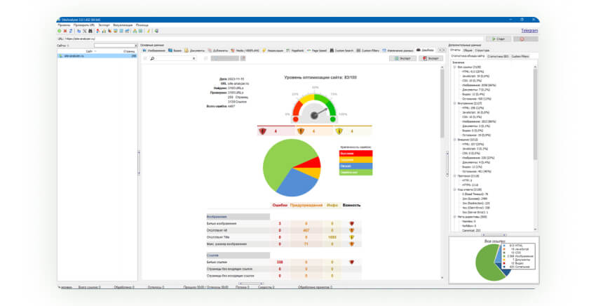 SiteAnalyzer Аналоги Netpeak Spider